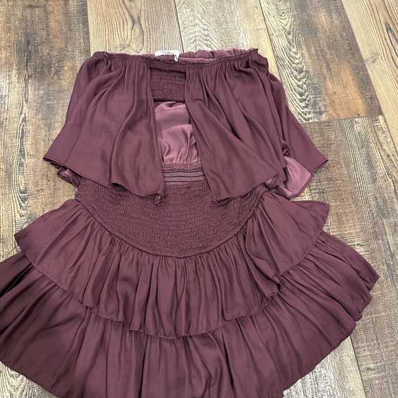 Dark Purple Romper with open back! - Picture 3 of 3